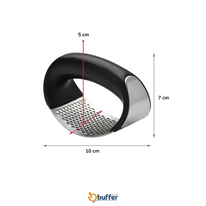 İpek Yıldızı® Yeni Sarımsak Ezici Paslanmaz Çelik Garlic Press