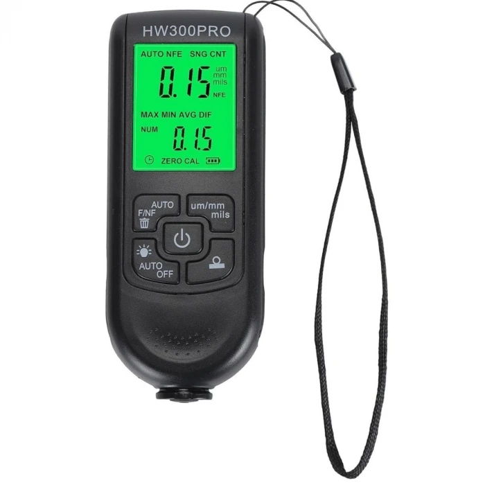 İpek Yıldızı® Yüksek Hassasiyetli Dijital Boya Kalınlık Ölçer – Araç Kaporta ve Endüstriyel Yüzeyler için Yüzey Ölçüm Cihazı