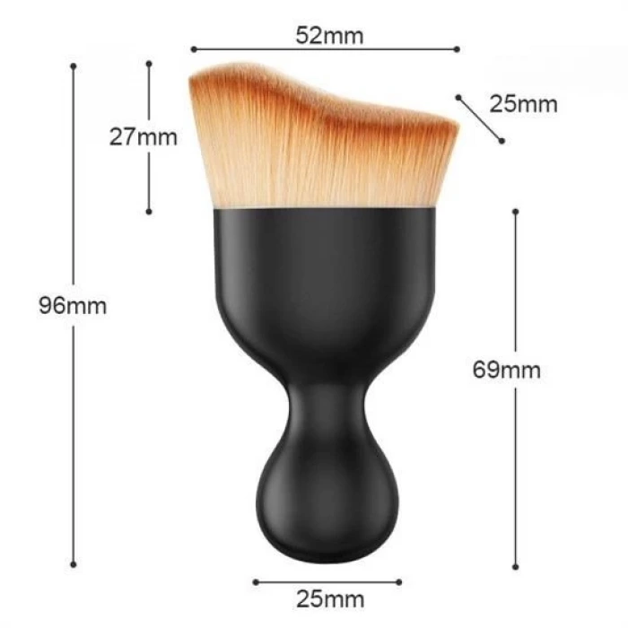 İpek Yıldızı® Yumuşak Kıllı Araç İçi Detaylı Oto Temizlik Fırçası