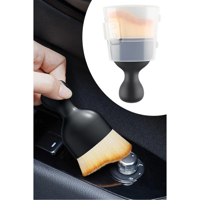İpek Yıldızı® Yumuşak Kıllı Araç İçi Detaylı Oto Temizlik Fırçası