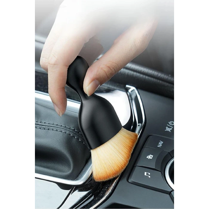 İpek Yıldızı® Yumuşak Kıllı Araç İçi Detaylı Oto Temizlik Fırçası