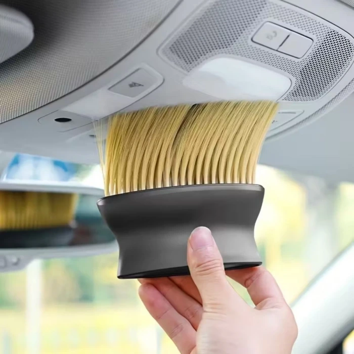 İpek Yıldızı® Yumuşak Kıllı ve Ergonomik Saplı Araç İçi Detaylı Toz Temizleme Fırçası