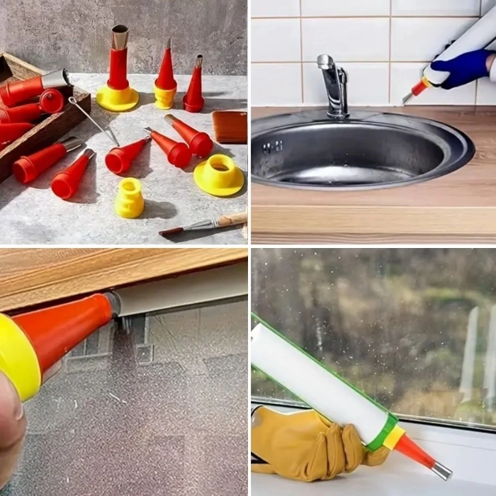 İpek Yıldızı®30 Parça Silikon Kalafat Mastik Alet Seti Mastik Ucu