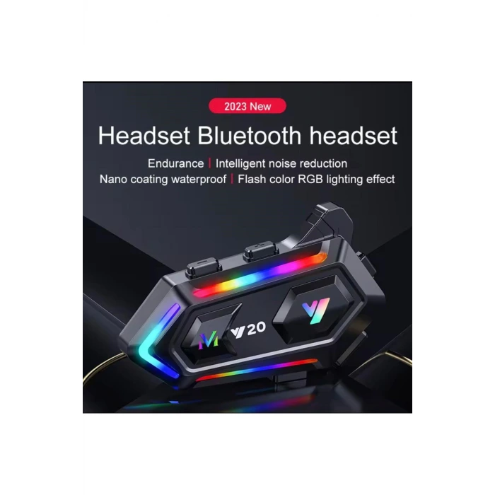 IPX6 Su Geçirmez 5.3 Motosiklet İnterkom: 1000mAh Batarya ile Uzun Yolculuklar