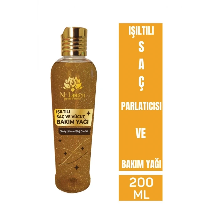 Işıltılı Saç Parlatıcısı Ve Bakım Yağı 200 ml