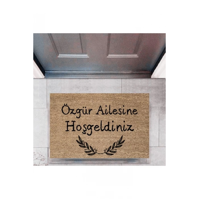 Kapı Önü Paspası Dekoratif Dijital Baskı Kişiye Özel P-2315