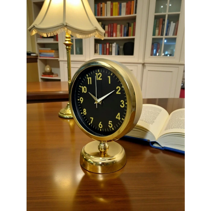 Klas Gold 25 x 20 Cm Metal Masa Saati