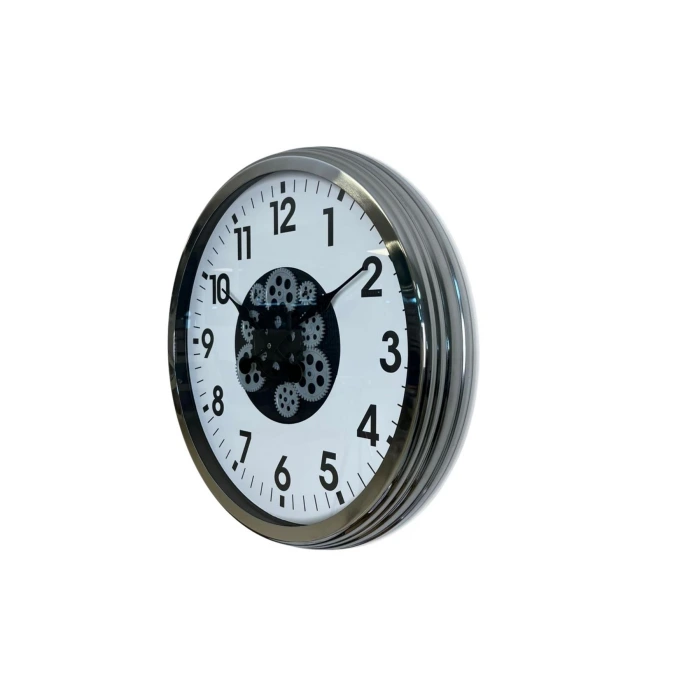 Krom Zarif 60 Cm Çarklı Klasik Duvar Saati