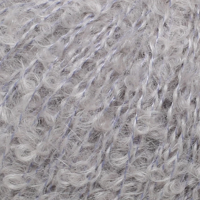 La Mia Alpaca Boucle 50 Gr Gri El Örgü İpi - L302 - 34385