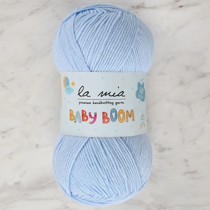 La Mia Baby Boom Bebe Mavi El Örgü İpi - 544 - 34144