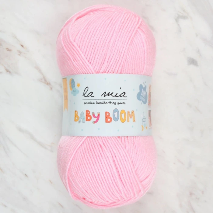 La Mia Baby Boom Bebe Pembe El Örgü İpi - 782 - 34119