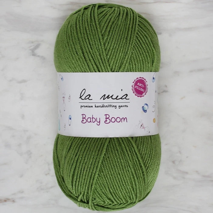 La Mia Baby Boom Yeşil El Örgü İpi - 406 - 34457