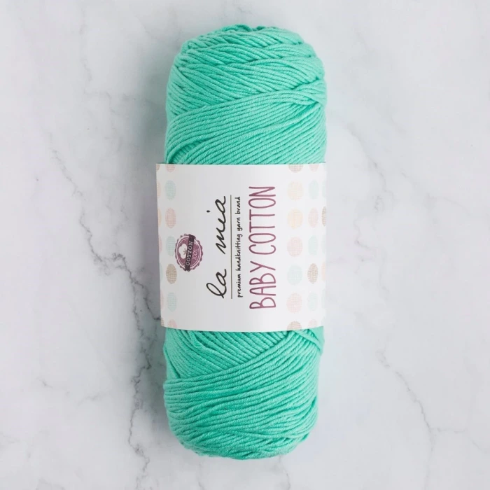 La Mia Baby Cotton Su Yeşili El Örgü İpi - L027 - 33649
