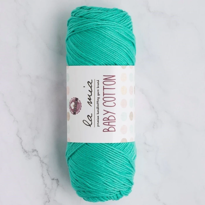 La Mia Baby Cotton Yeşil El Örgü İpi - L044 - 33653