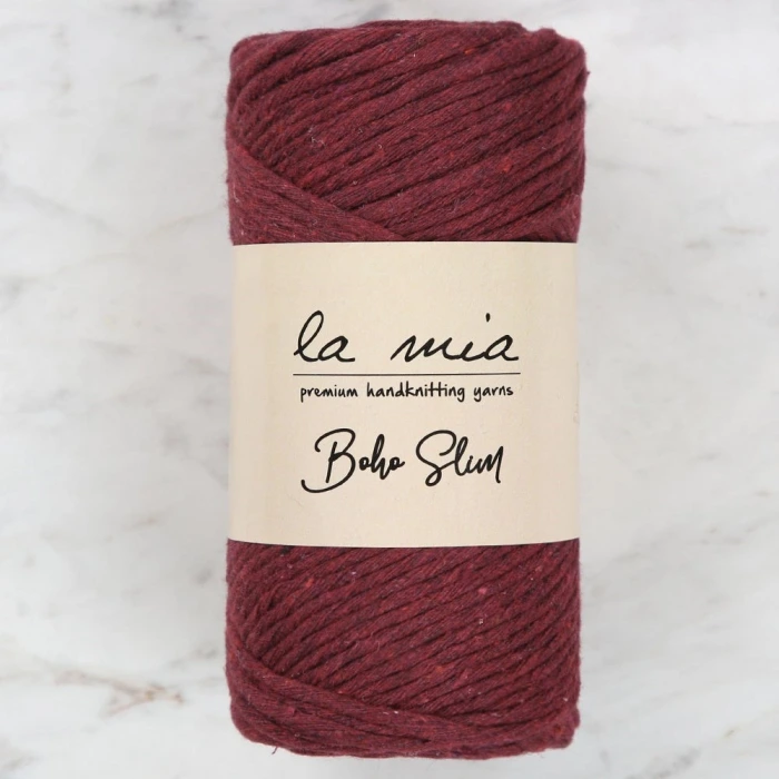 La Mia Boho Slim Bordo El Örgü İpi -L065 - 34200