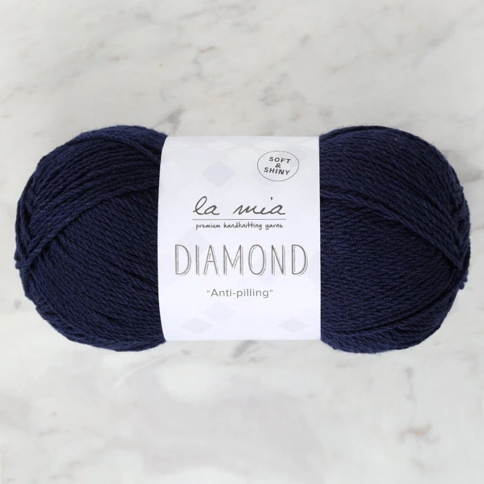 La Mia Diamond Lacivert El Örgü İpi - L007 - 34451