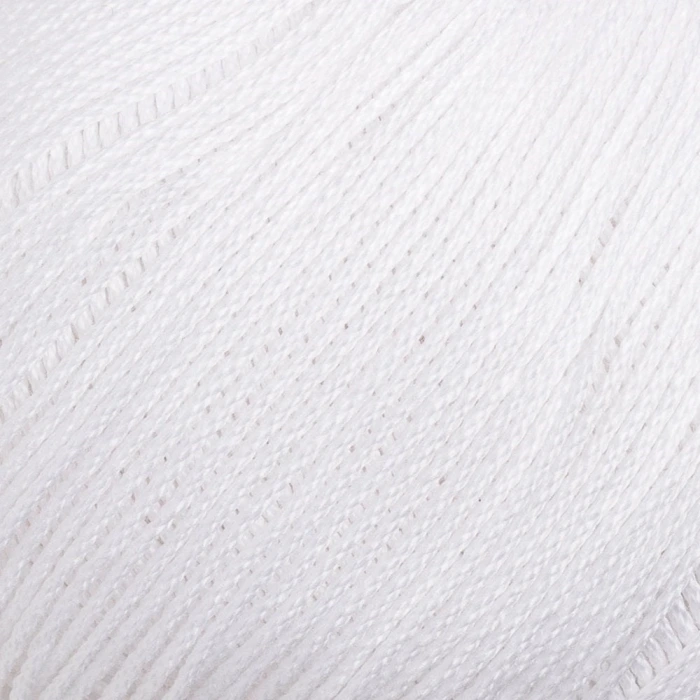La Mia Lux Mercerized Cotton Beyaz El Örgü İpi - 2 - 33742