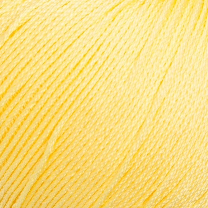 La Mia Lux Mercerized Cotton Sarı El Örgü İpi - 177 - 33753