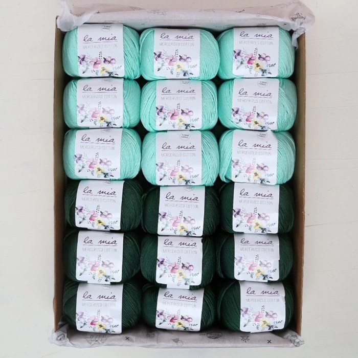 La Mia Mercerized Cotton Zümrüt Seti