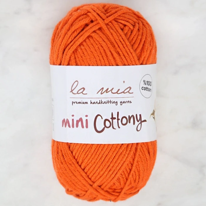 La Mia Mini Cottony 25 gr Turuncu Bebek El Örgü İp