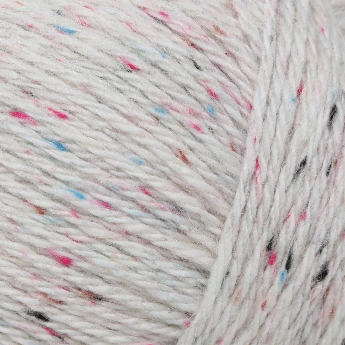 La Mia Re-Tweed Krem Melanj El Örgü İpi - L155