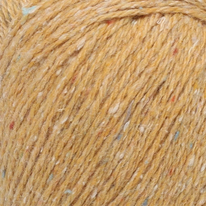 La Mia Re-Tweed Sarı Melanj El Örgü İpi - L124 - 34413