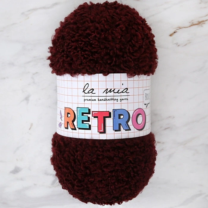 La Mia RETRO Koyu Kahverengi El Örgü İpi - LM3201