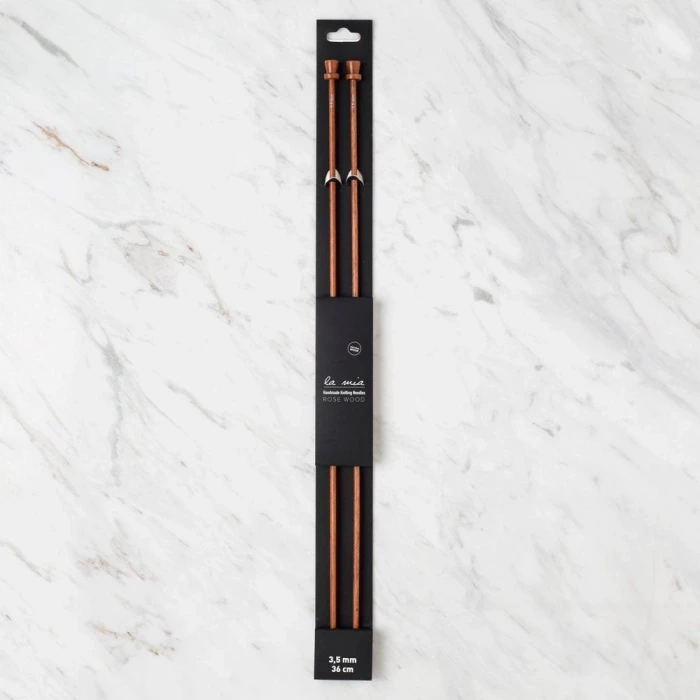 La Mia Rosewood 3.5 mm 36 cm Ahşap Örgü Şişi