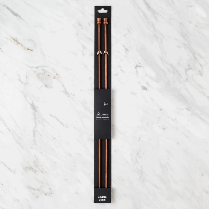 La Mia Rosewood 3.5 mm 36 cm Ahşap Örgü Şişi