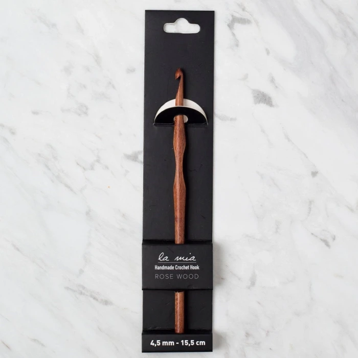La Mia Rosewood 4.5 mm 15.5 cm Ahşap Yün Tığ