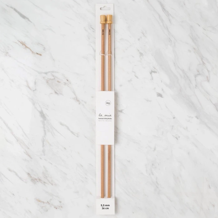 La Mia Whitewood 5.5 mm 36 cm Ahşap Örgü Şişi