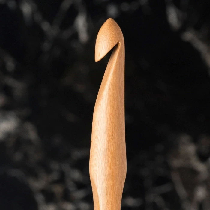 La Mia Whitewood 9 mm 15.5 cm Ahşap Yün Tığ