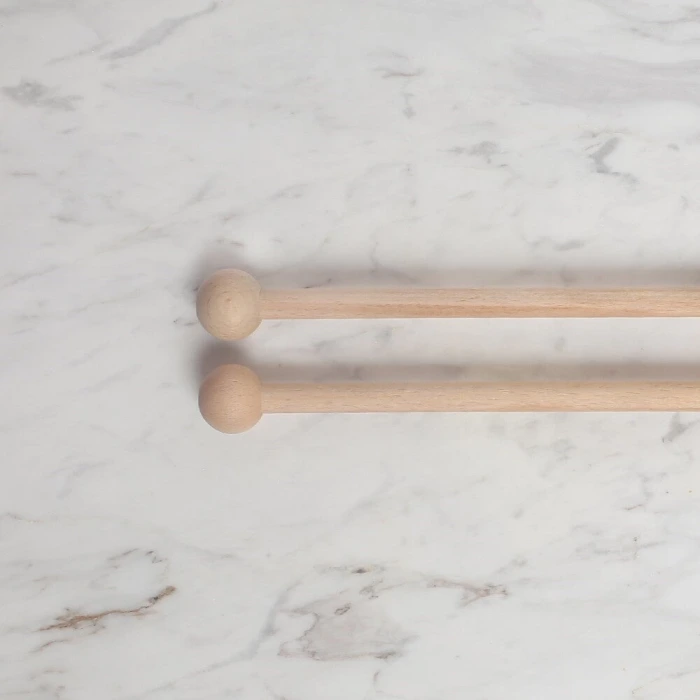 Loren 25 cm 1 Çift Ahşap Çubuk Başlıklı