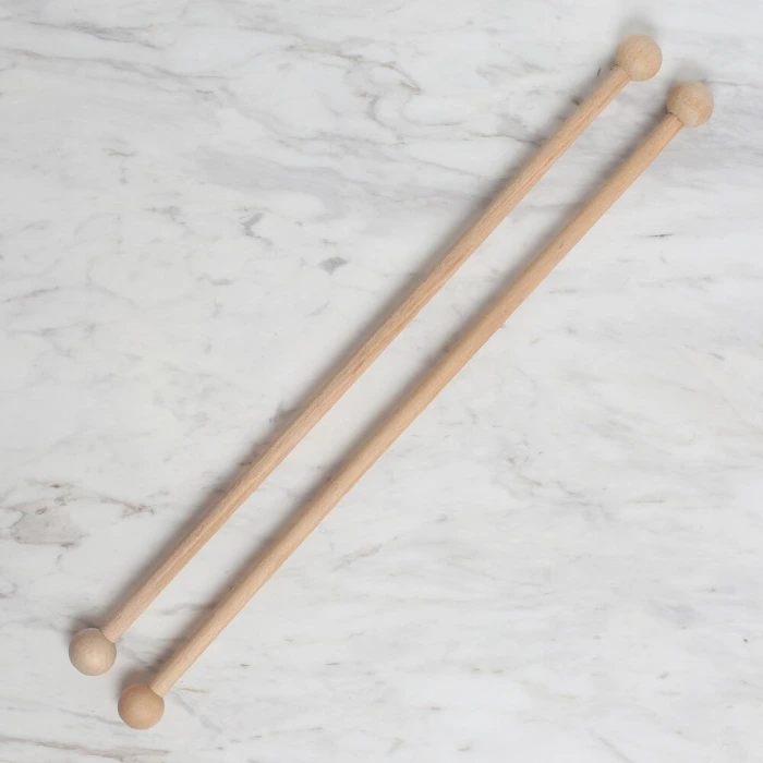 Loren 25 cm 1 Çift Ahşap Çubuk Başlıklı