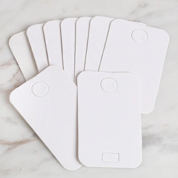 Loren 25li Beyaz Takı Bileklik Kartı