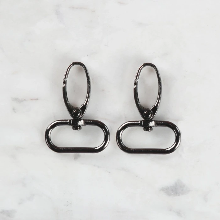 Loren 3 cm 2 li Makrome Füme Rengi Anahtarlık Kanc