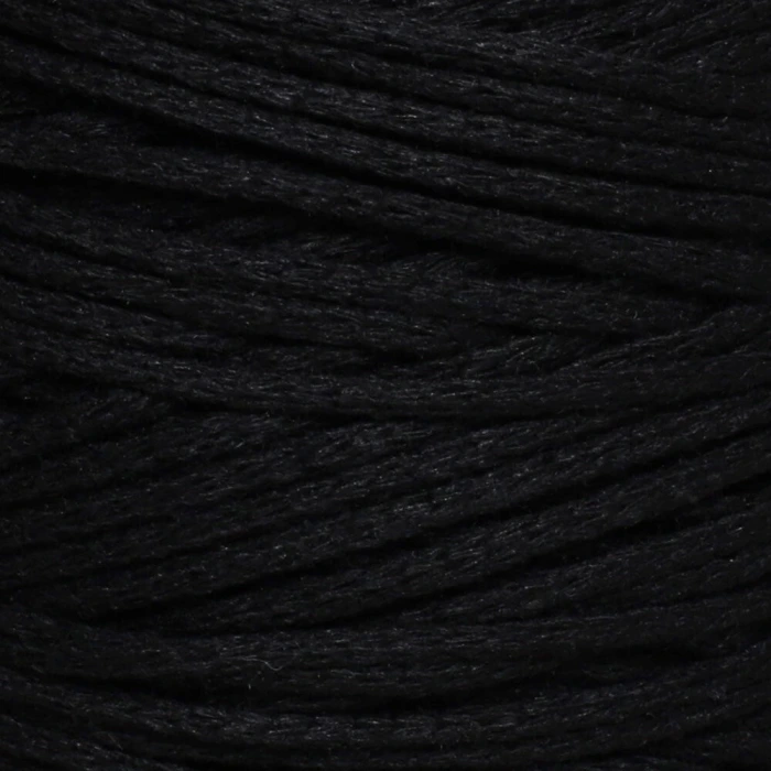 Loren Cotton Macrame Siyah - R004 - 34359