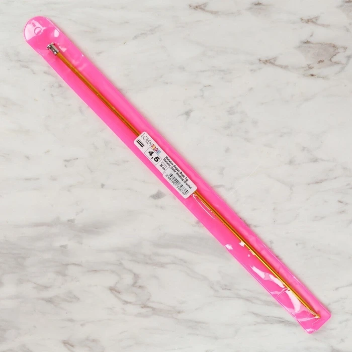 Loren Crafts 4,5 mm 35 cm Sarı Renkli Metal Gagalı