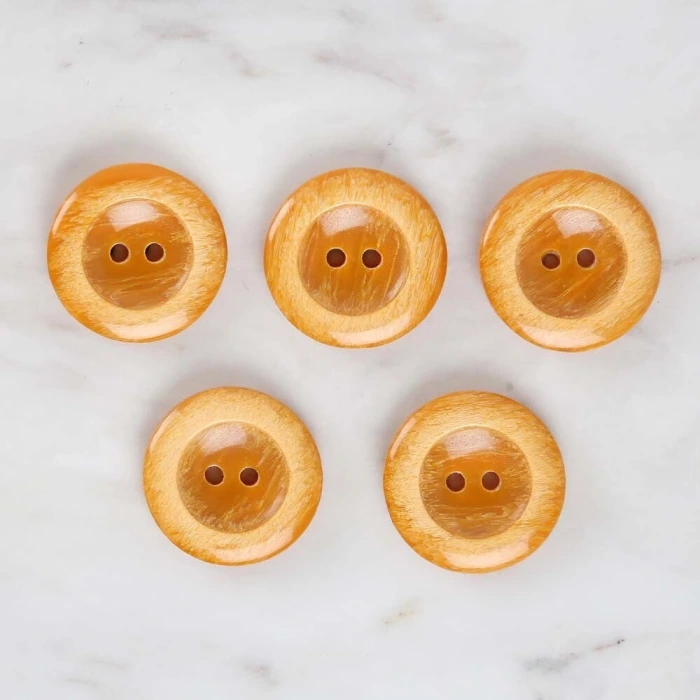 Loren Crafts 5li Hardal Düğme - 1718