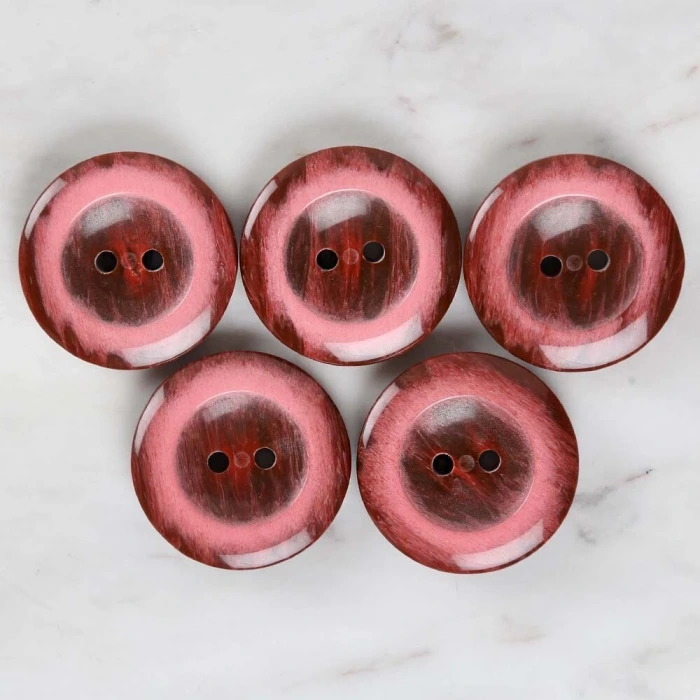 Loren Crafts 5li Vişne Çürüğü Büyük Düğme - 1744