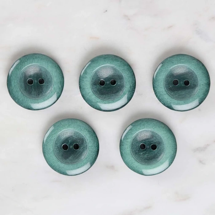 Loren Crafts 5li Yeşil Düğme - 1738