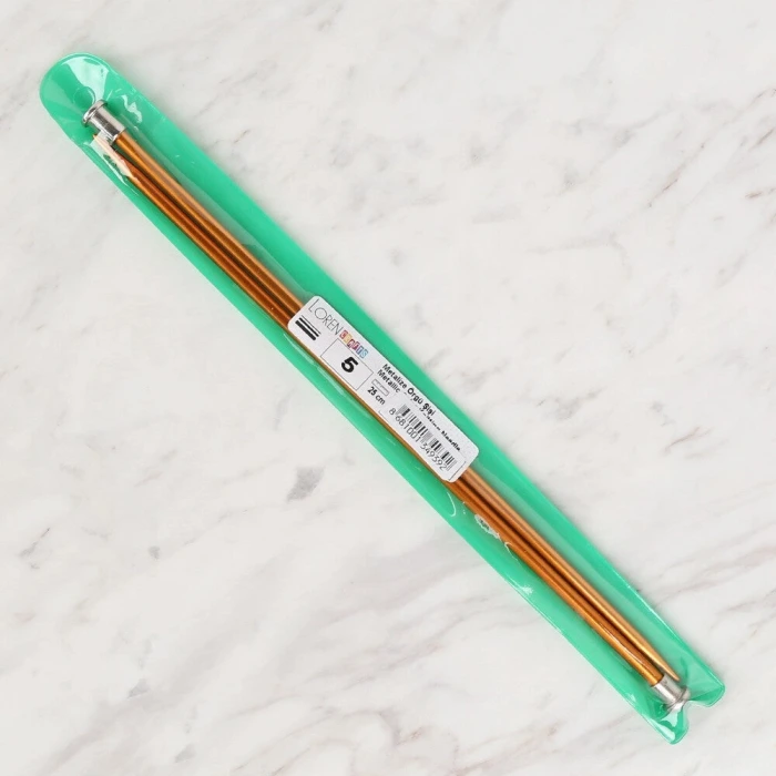 Loren Crafts 5 mm 25 cm Sarı Metal Çocuk Şişi - LR