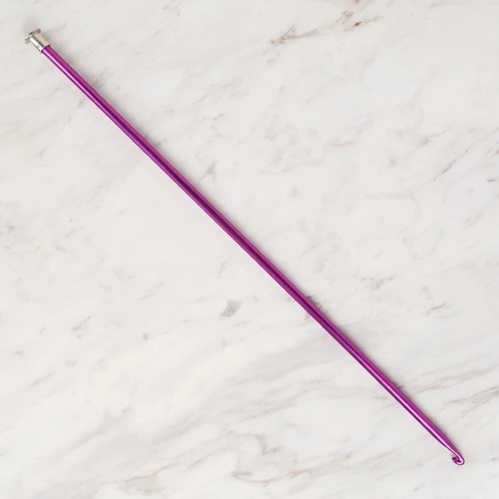 Loren Crafts 6 mm 35 cm Mor Renkli Metal Gagalı Ör