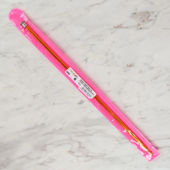 Loren Crafts 6 mm 35 cm Sarı Renkli Metal Gagalı Ö