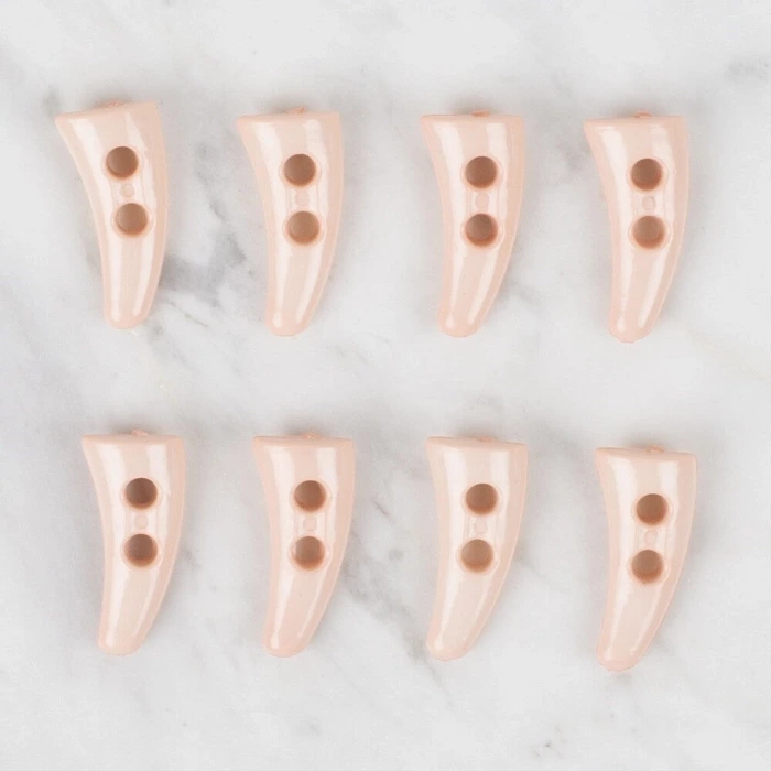 Loren Crafts 8 li açık pembe çoban düğme - 139