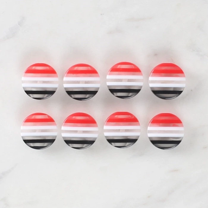 Loren Crafts 8li Desenli Düğme - 1090