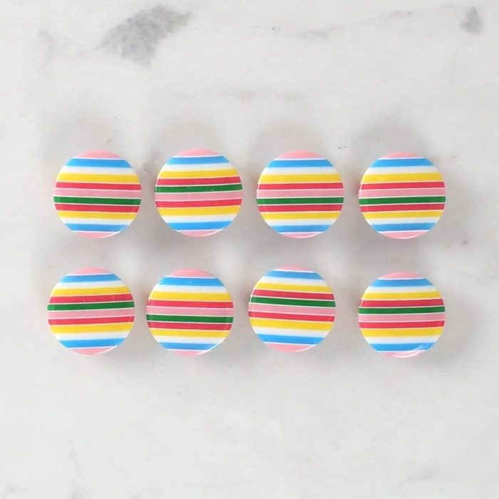 Loren Crafts 8li Desenli Düğme - 1096