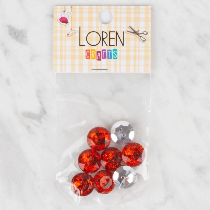 Loren Crafts 8 li Düğme - 222