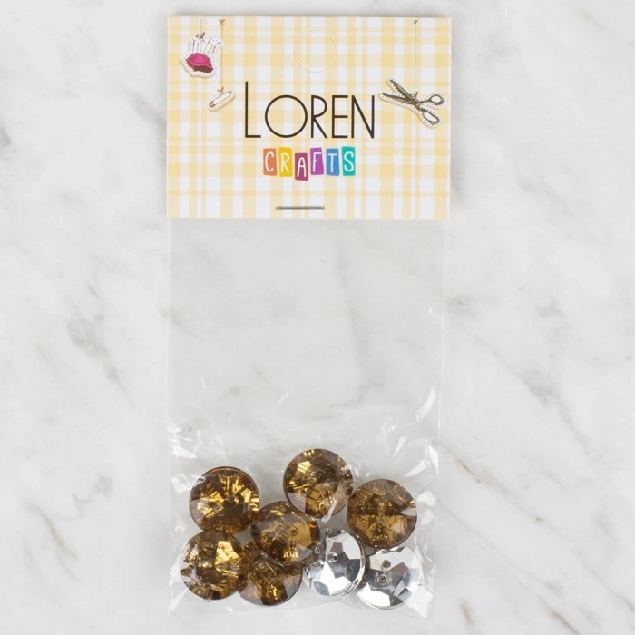 Loren Crafts 8 li Düğme - 225
