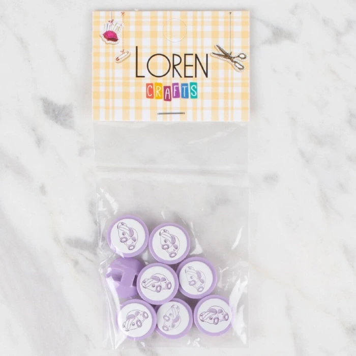 Loren Crafts 8 li Düğme - 397